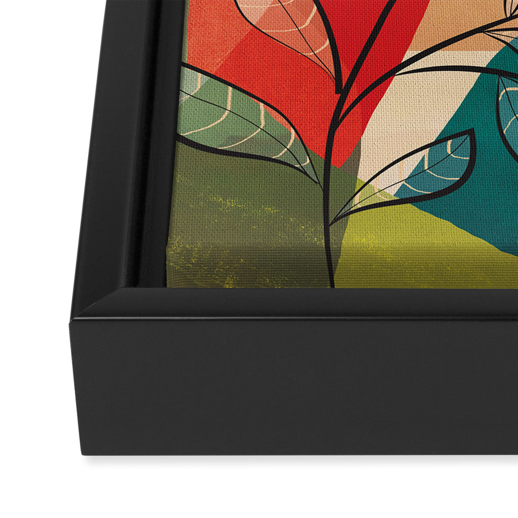 Peaceful Garden Feelings 07 Framed Canvas Print Gallery Image 3