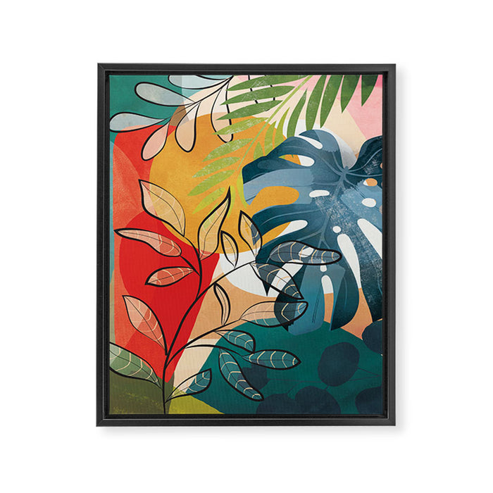 Peaceful Garden Feelings 07 Framed Canvas Print Gallery Image 1
