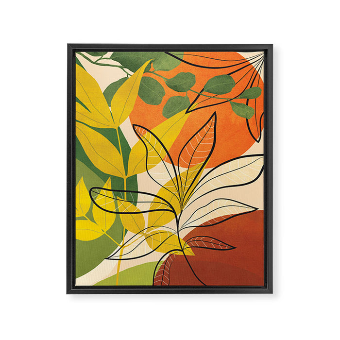 Peaceful Garden Feelings 08 Framed Canvas Print Gallery Image 1