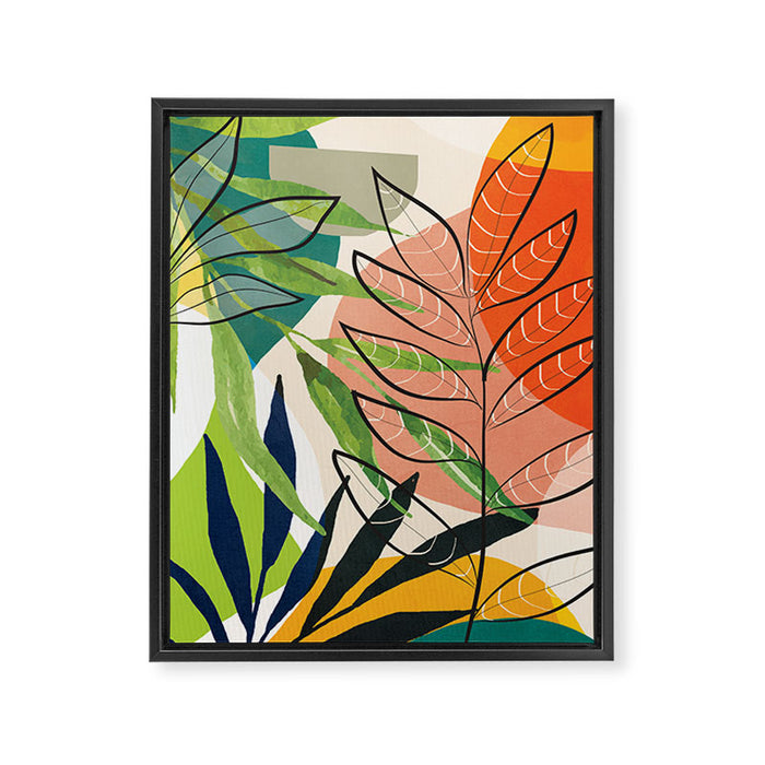 Peaceful Garden Feelings 10 Framed Canvas Print Gallery Image 1