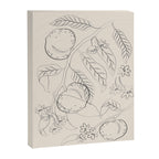Peaches - Line Art 2 Canvas Print Gallery Image 6