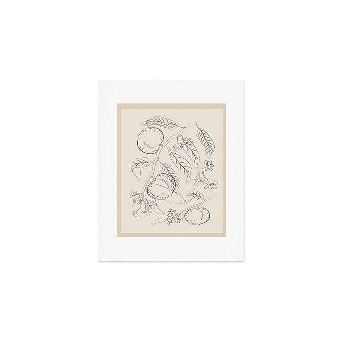 Peaches - Line Art 2 Art Print Gallery Image 1