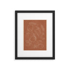 Peaches - Line Art 3 Framed Art Print Gallery Image 5