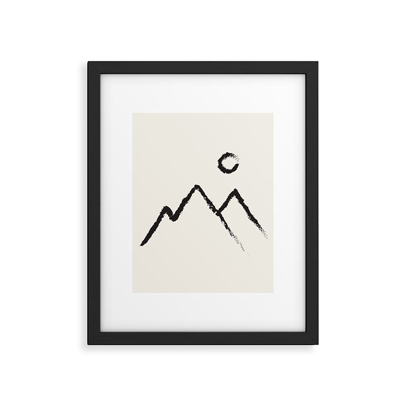 Peaks Framed Art Print Gallery Image 6