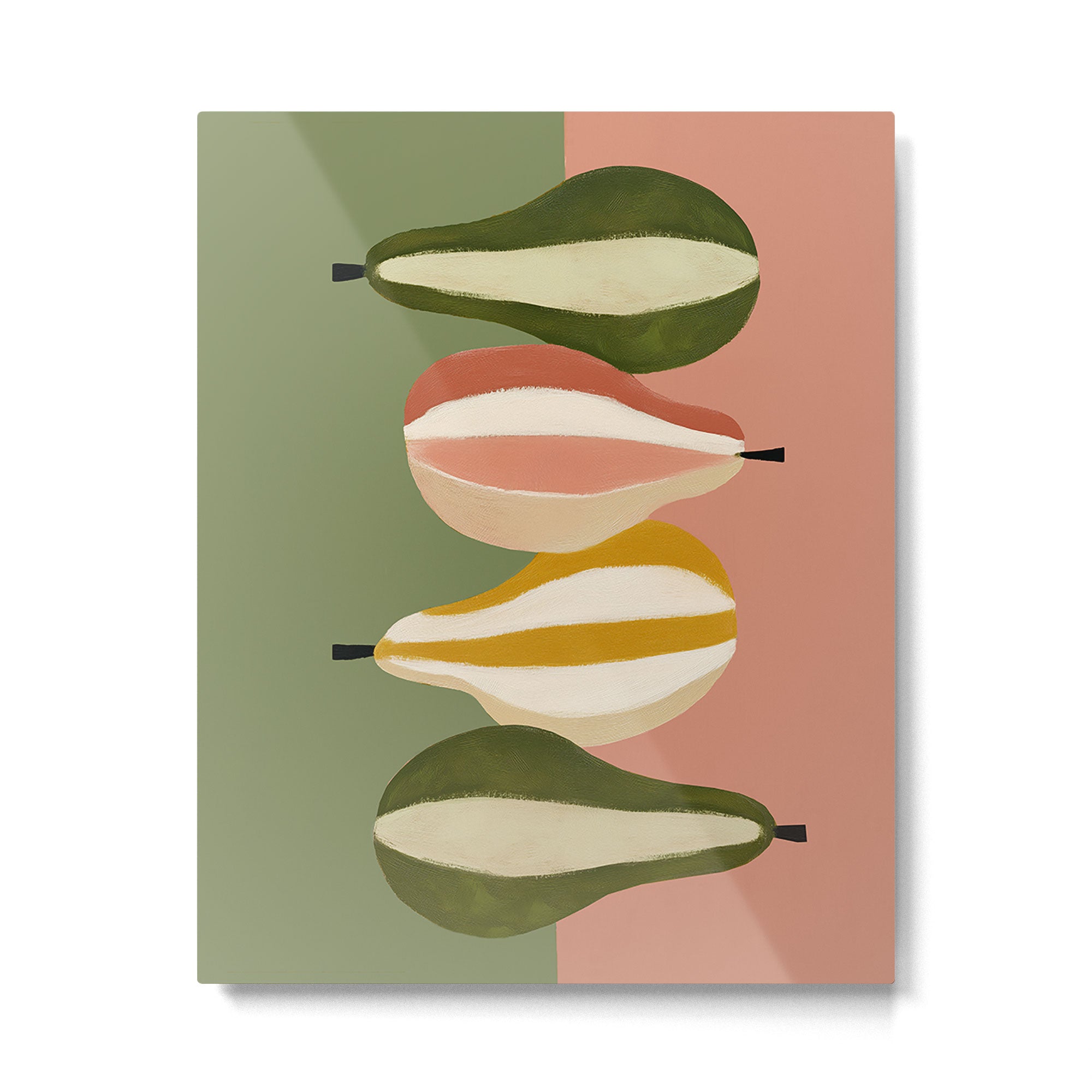 Pears in Balance Metal Print Gallery Image 4