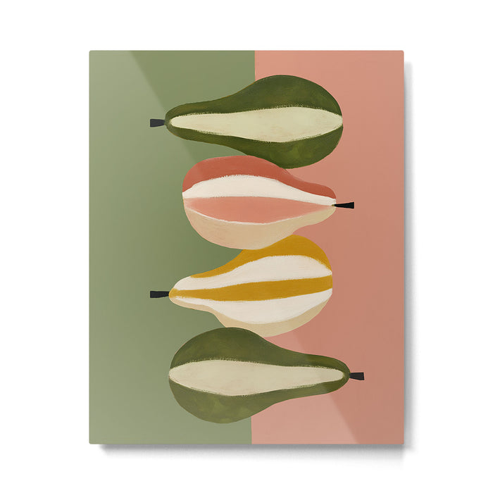 Pears in Balance Metal Print Gallery Image 1