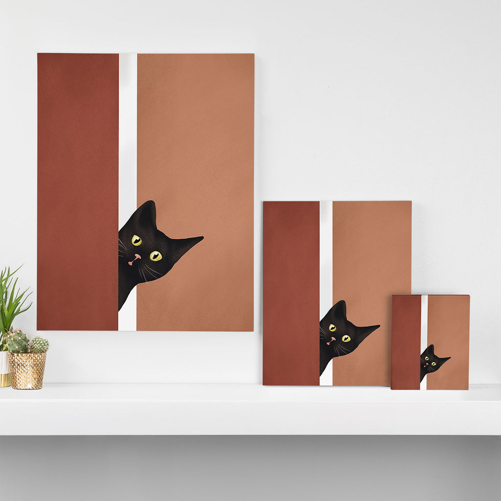Peeking In Canvas Print Gallery Image 3