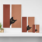 Peeking In Canvas Print Gallery Image 3