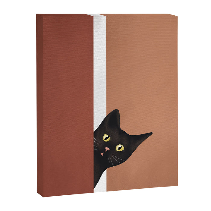 Peeking In Canvas Print Gallery Image 1