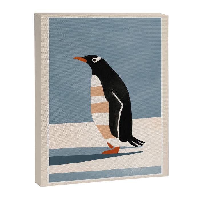 Penguin on Ice Canvas Print Gallery Image 1