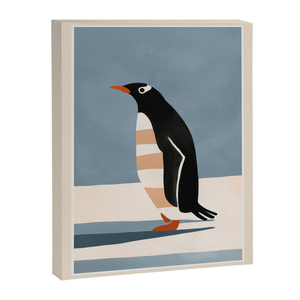 Penguin on Ice Canvas Print Gallery Image 6