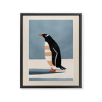 Penguin on Ice Framed Canvas Print Gallery Image 6