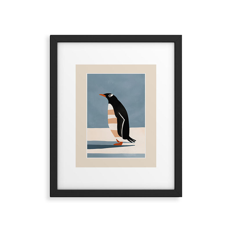 Penguin on Ice Framed Art Print Gallery Image 5