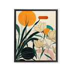 Petals Garden Geometry 2 Framed Canvas Print Gallery Image 6