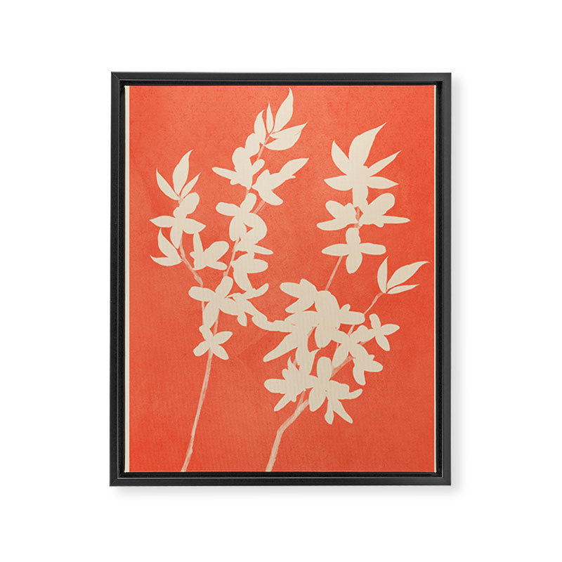 Plant Imprints 1 Framed Canvas Print Gallery Image 6