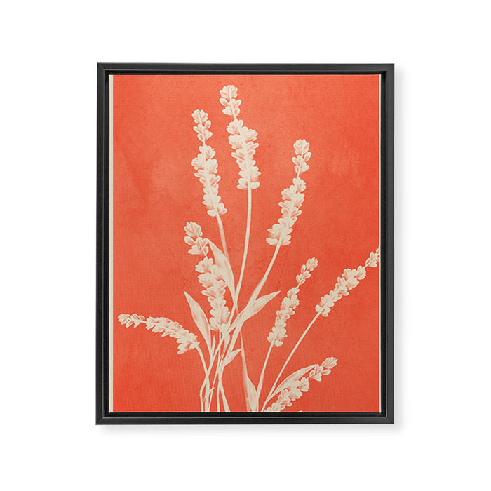 Plant Imprints 2 Framed Canvas Print Gallery Image 1