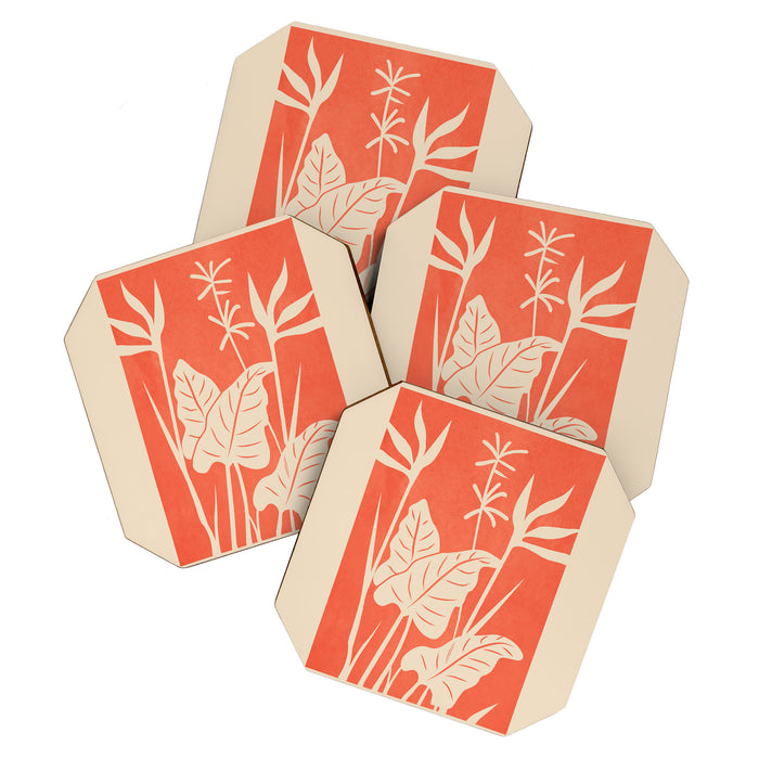 Plant Imprints 4 Coaster Gallery Image 1