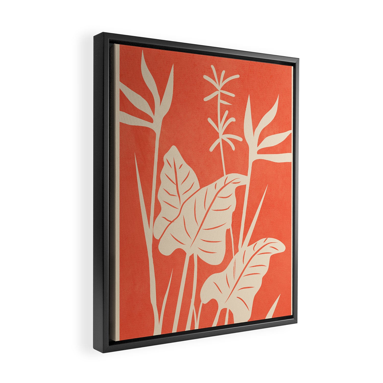 Plant Imprints 4 Framed Canvas Print Gallery Image 2