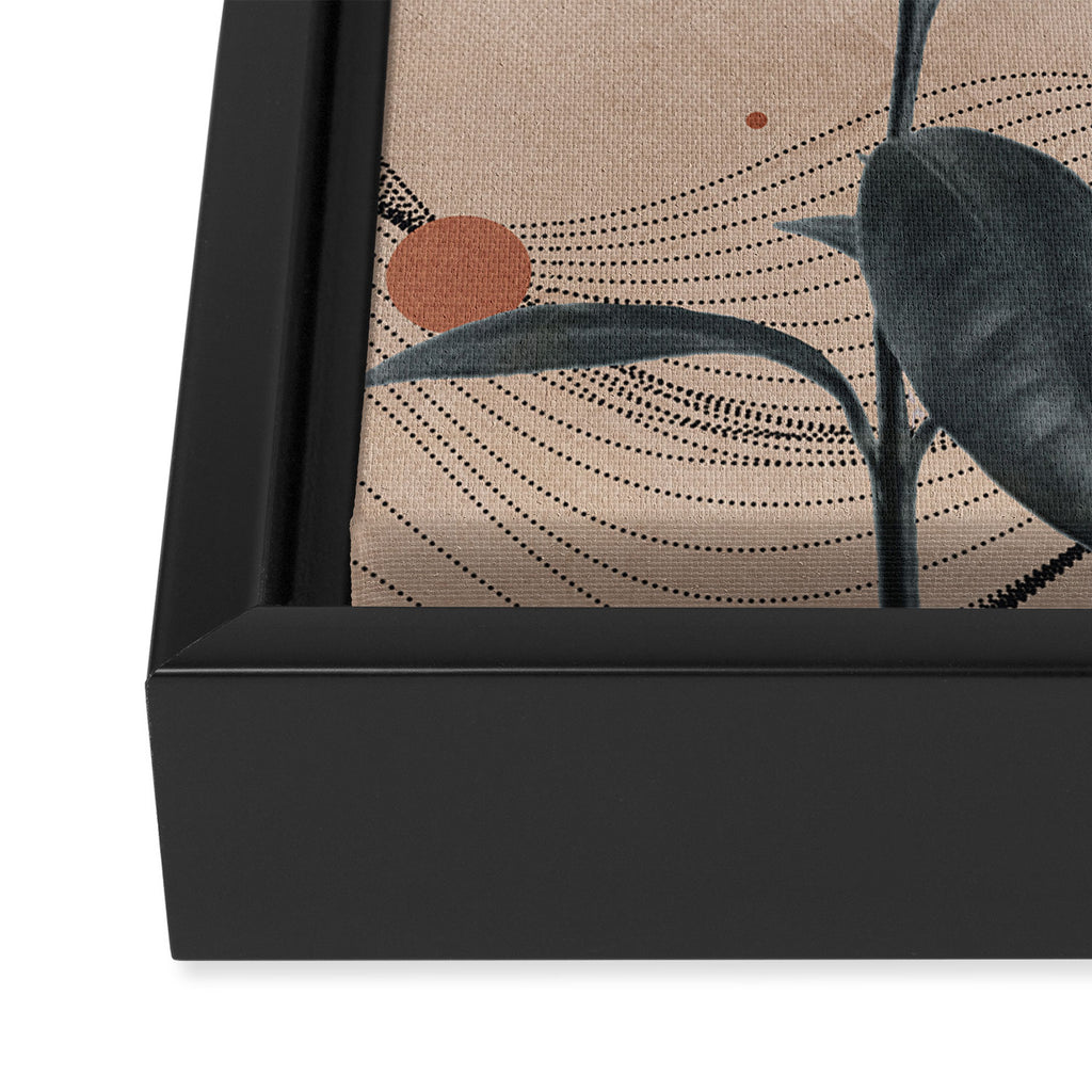 Plant Life Design 03 Framed Canvas Print Gallery Image 3