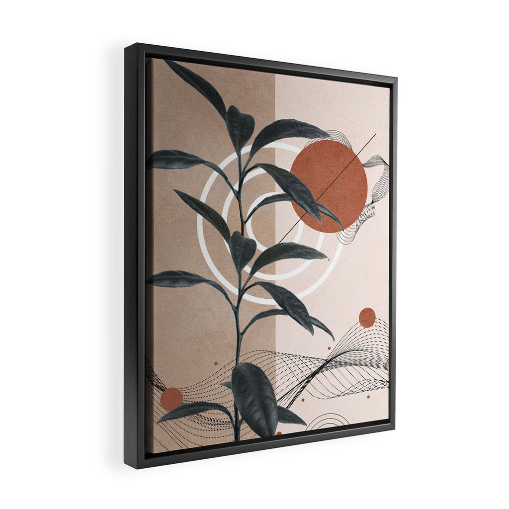 Plant Life Design 03 Framed Canvas Print Gallery Image 2