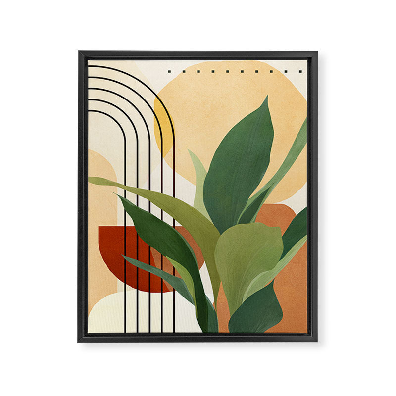 Plant Life Design 03 Framed Canvas Print Gallery Image 6