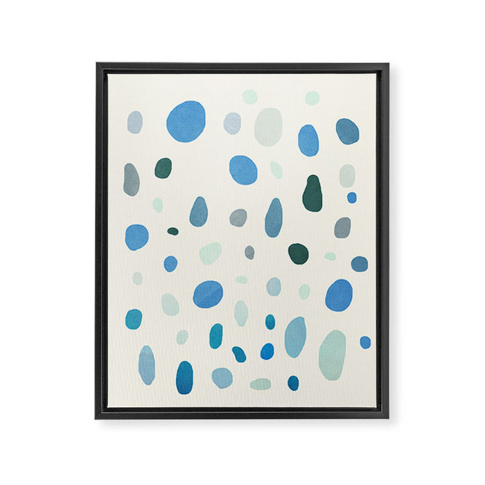 Rain Drops Framed Canvas Print Gallery Image 1