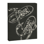Retro Sneakers Drawing 4 Canvas Print Gallery Image 6