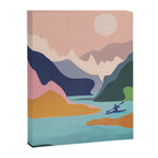 River Canyon Kayaking Canvas Print Gallery Image 8