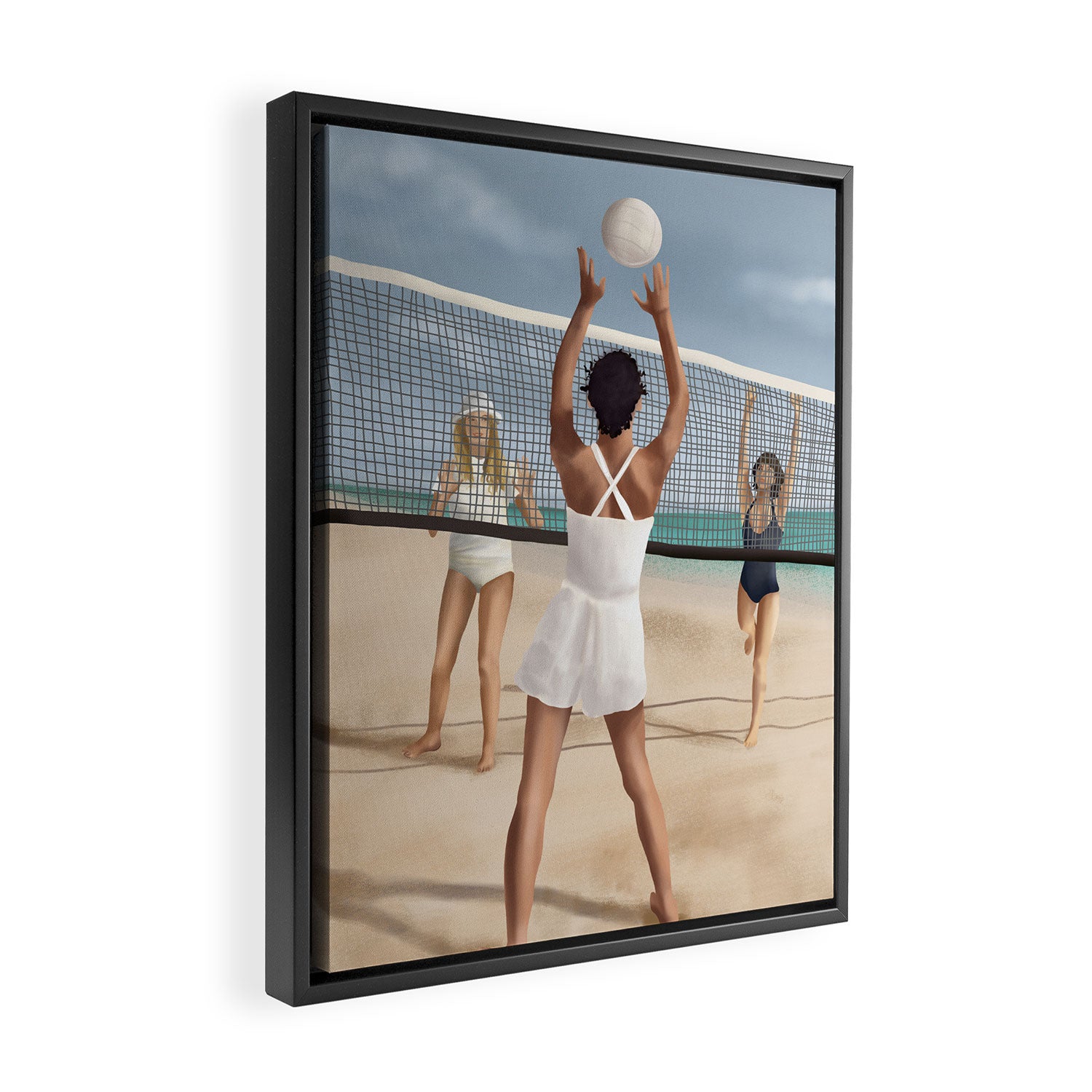 Sand and Sunshine Framed Canvas Print Gallery Image 2