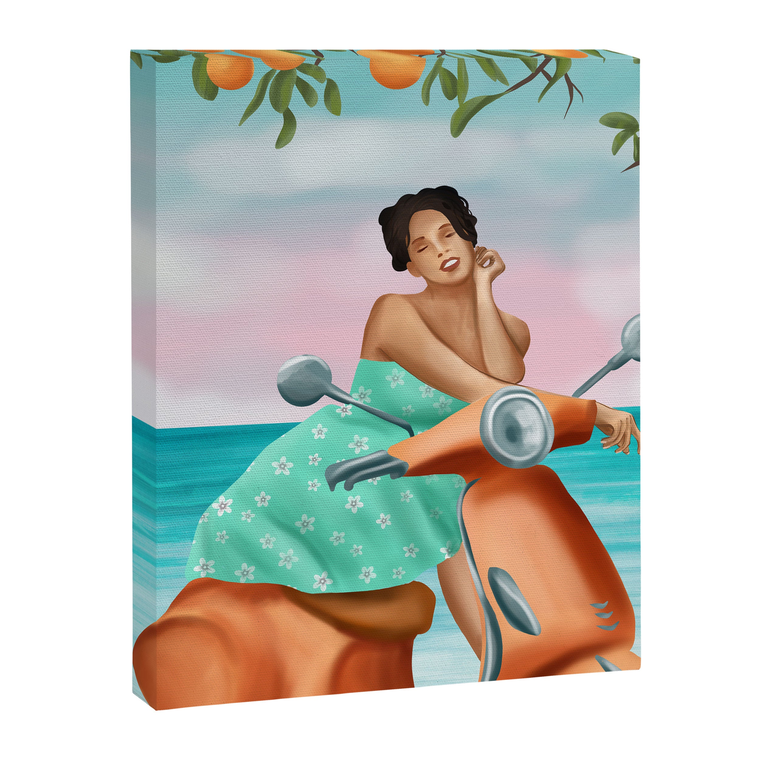 Seaside Reverie Canvas Print Gallery Image 6