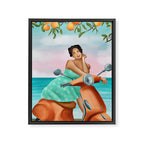 Seaside Reverie Framed Canvas Print Gallery Image 6