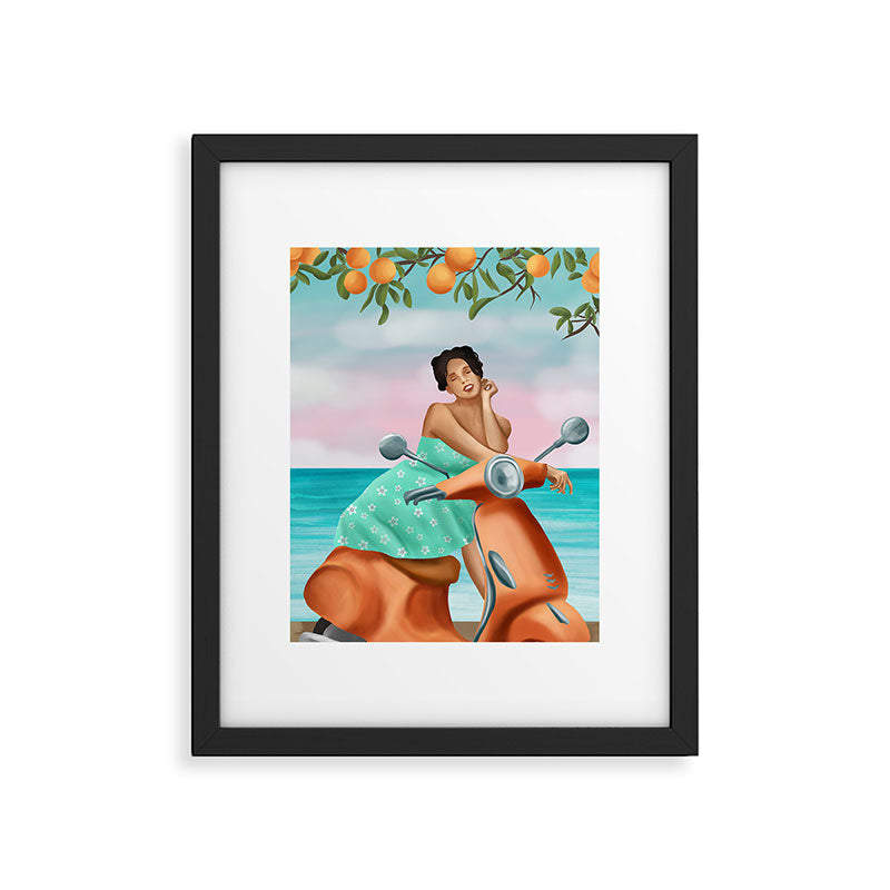 Seaside Reverie Framed Art Print Gallery Image 5