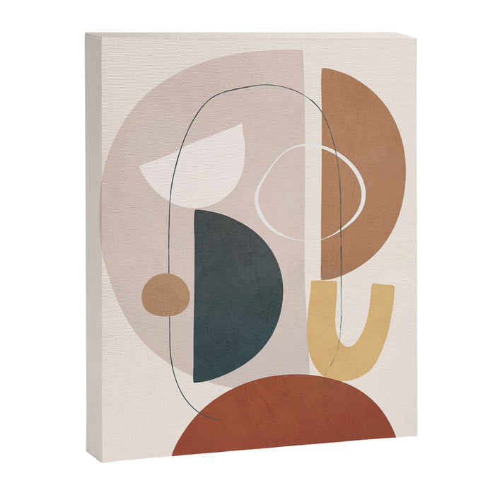 Shape Abstractions 06 Canvas Print Gallery Image 1