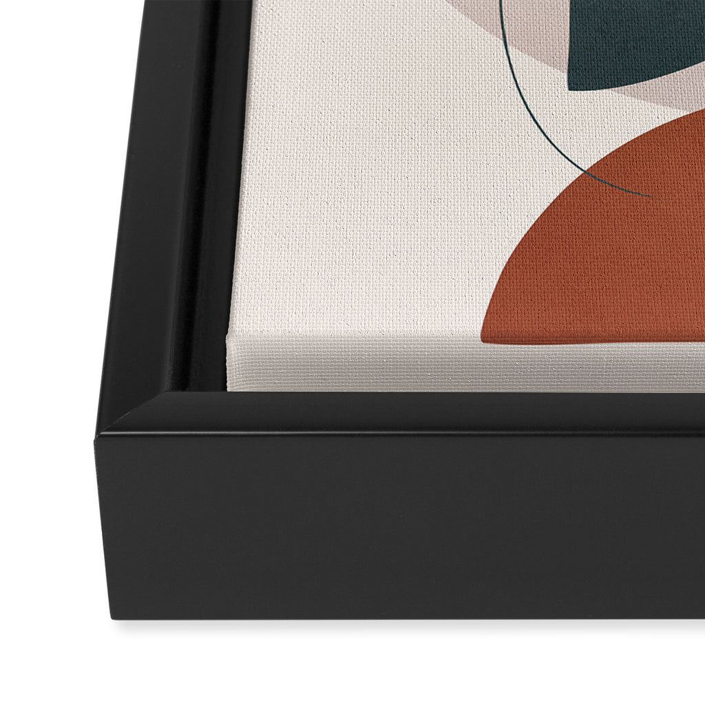 Shape Abstractions 06 Framed Canvas Print Gallery Image 3