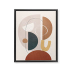 Shape Abstractions 06 Framed Canvas Print Gallery Image 6