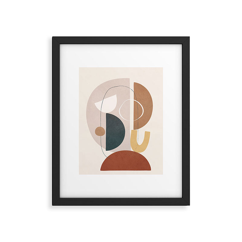 Shape Abstractions 06 Framed Art Print Gallery Image 5