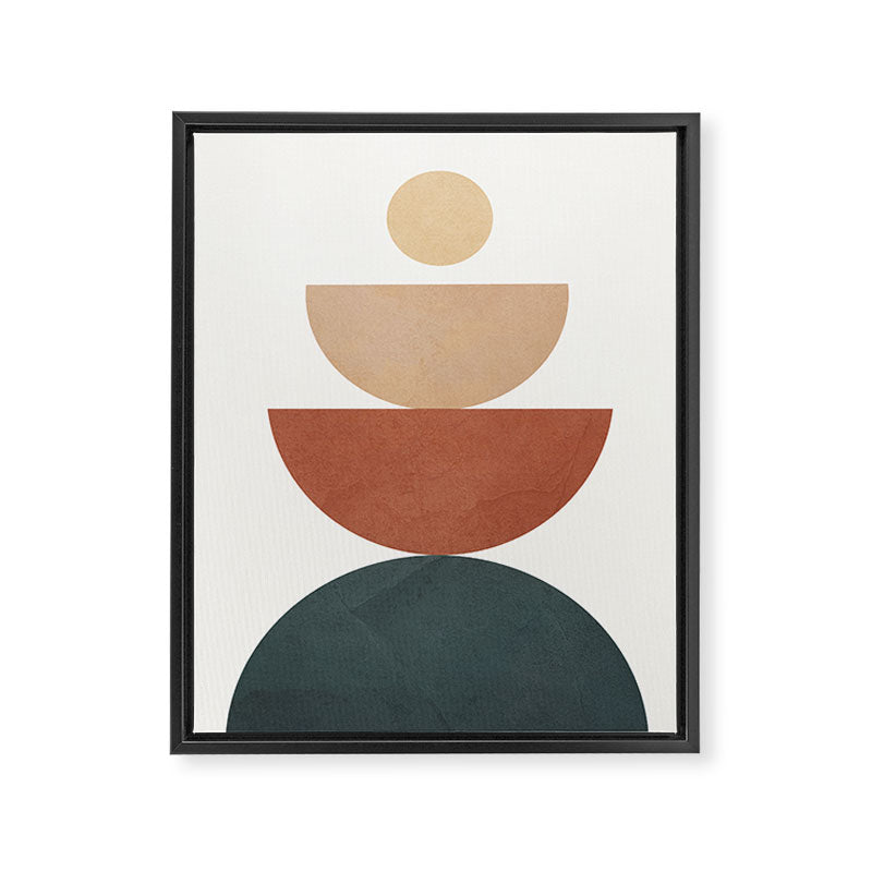 Shape Balance 04 Framed Canvas Print Gallery Image 6