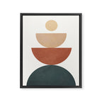 Shape Balance 04 Framed Canvas Print Gallery Image 6