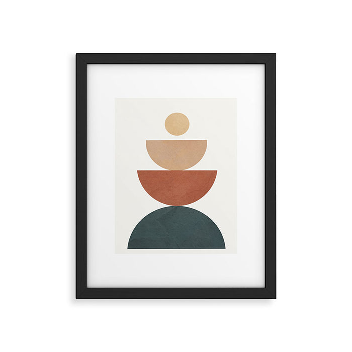 Shape Balance 04 Framed Art Print Gallery Image 1