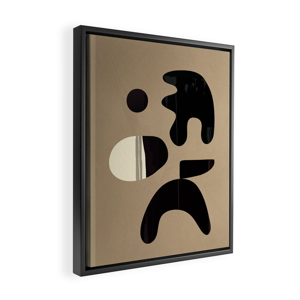 Shape Movement Geometry 04 Framed Canvas Print Gallery Image 2