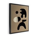 Shape Movement Geometry 04 Framed Canvas Print Gallery Image 2
