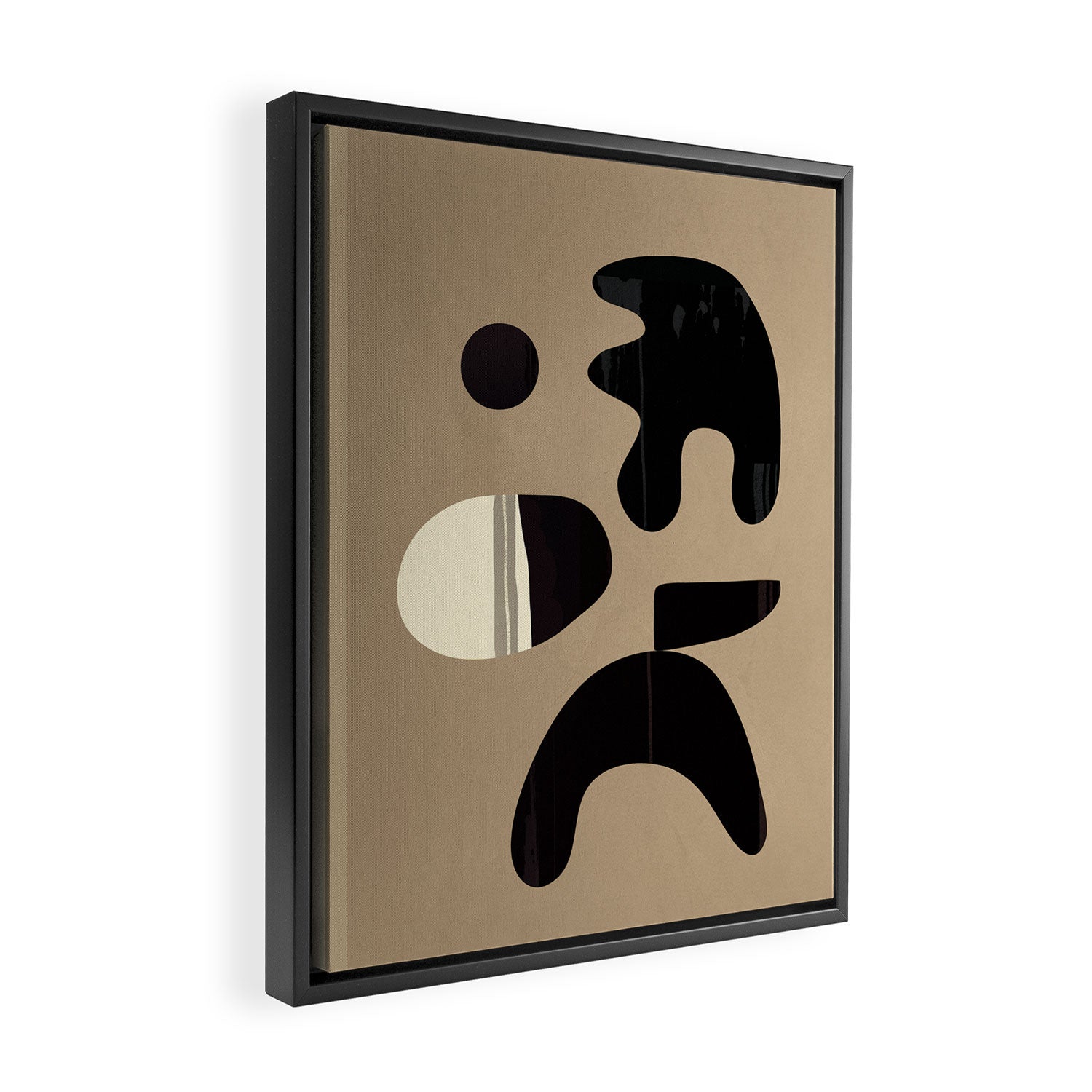 Shape Movement Geometry 04 Framed Canvas Print Gallery Image 2