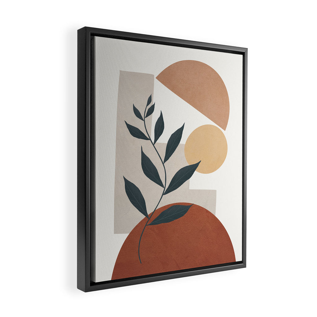 Shapes and Branches 03 Framed Canvas Print Gallery Image 2