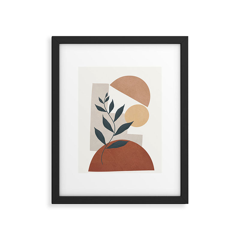 Shapes and Branches 03 Framed Art Print Gallery Image 5