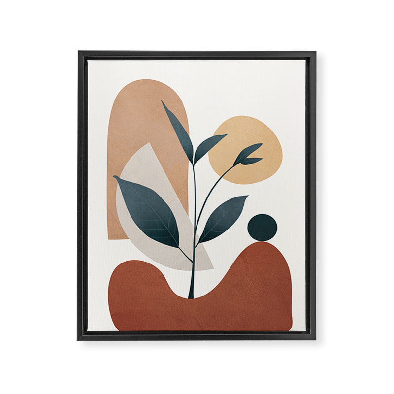 Shapes and Branches 06 Framed Canvas Print Gallery Image 6