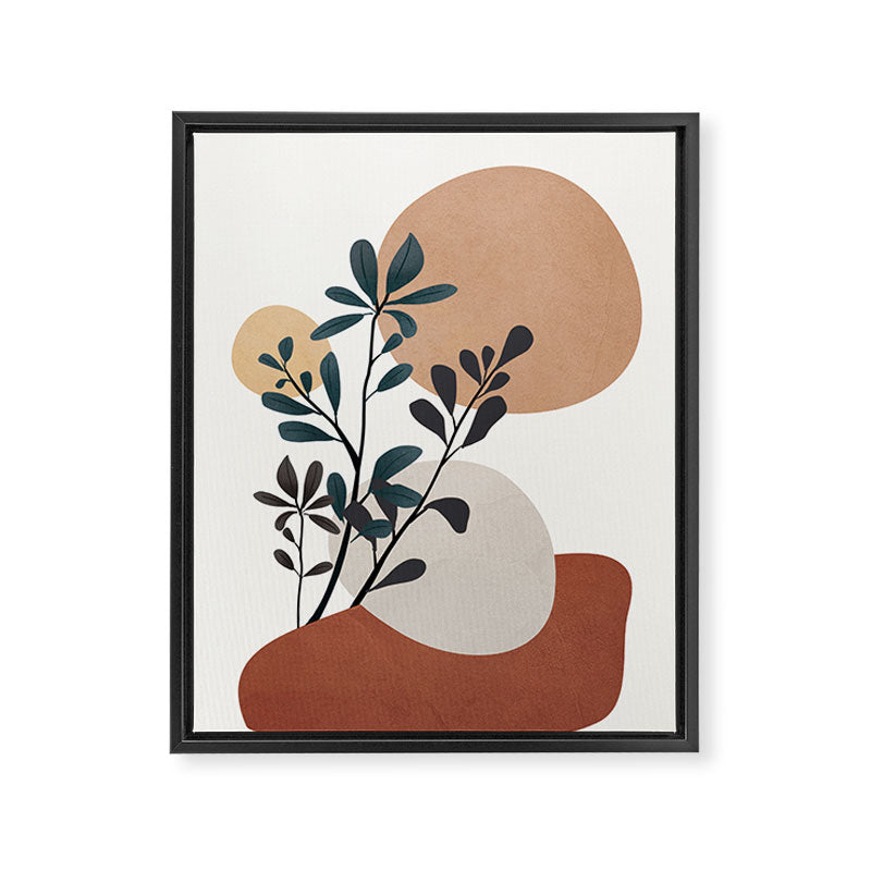 Shapes and Branches 07 Framed Canvas Print Gallery Image 6
