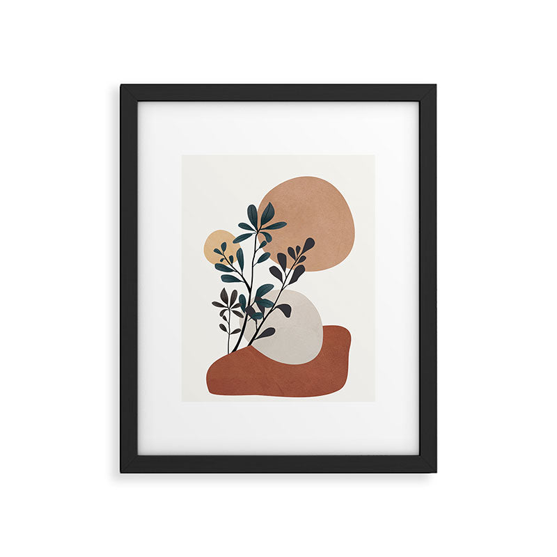 Shapes and Branches 07 Framed Art Print Gallery Image 5