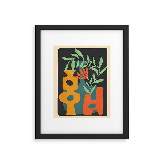 Shapes in Bloom 1 Framed Art Print Gallery Image 1
