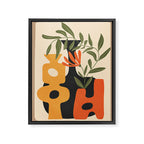 Shapes in Bloom 3 Framed Canvas Print Gallery Image 6