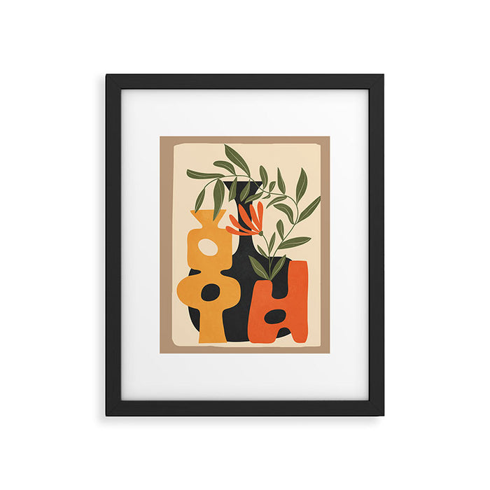 Shapes in Bloom 3 Framed Art Print Gallery Image 1